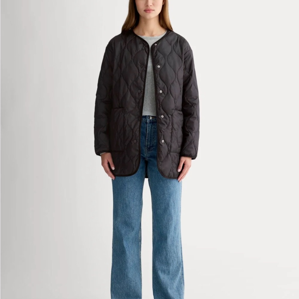 Everlane THE QUILTED LINER black S - Picture 2 of 7